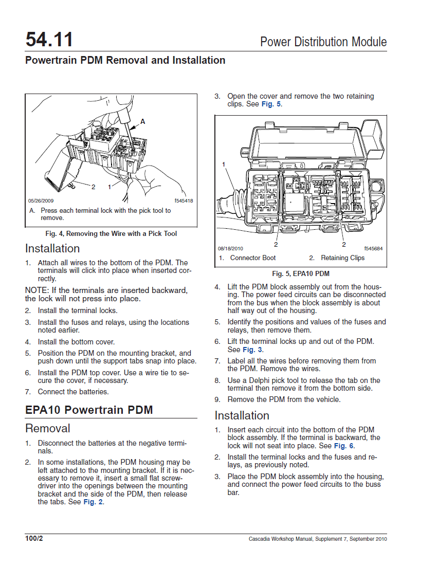 Freightliner Cascadia CA125 Service Workshop Manual - Image 6