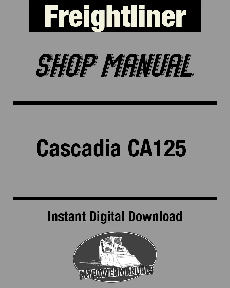 Freightliner Cascadia truck shop manual PDF