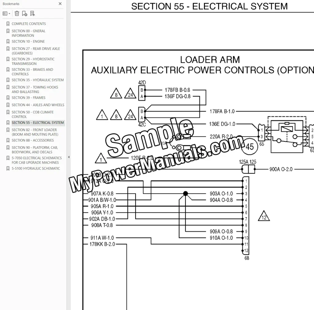 NH LS160 LS170 wiring diagram