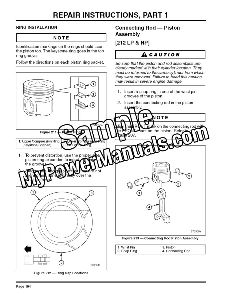 Mack MP7 EPA07 Shop Manual sample page