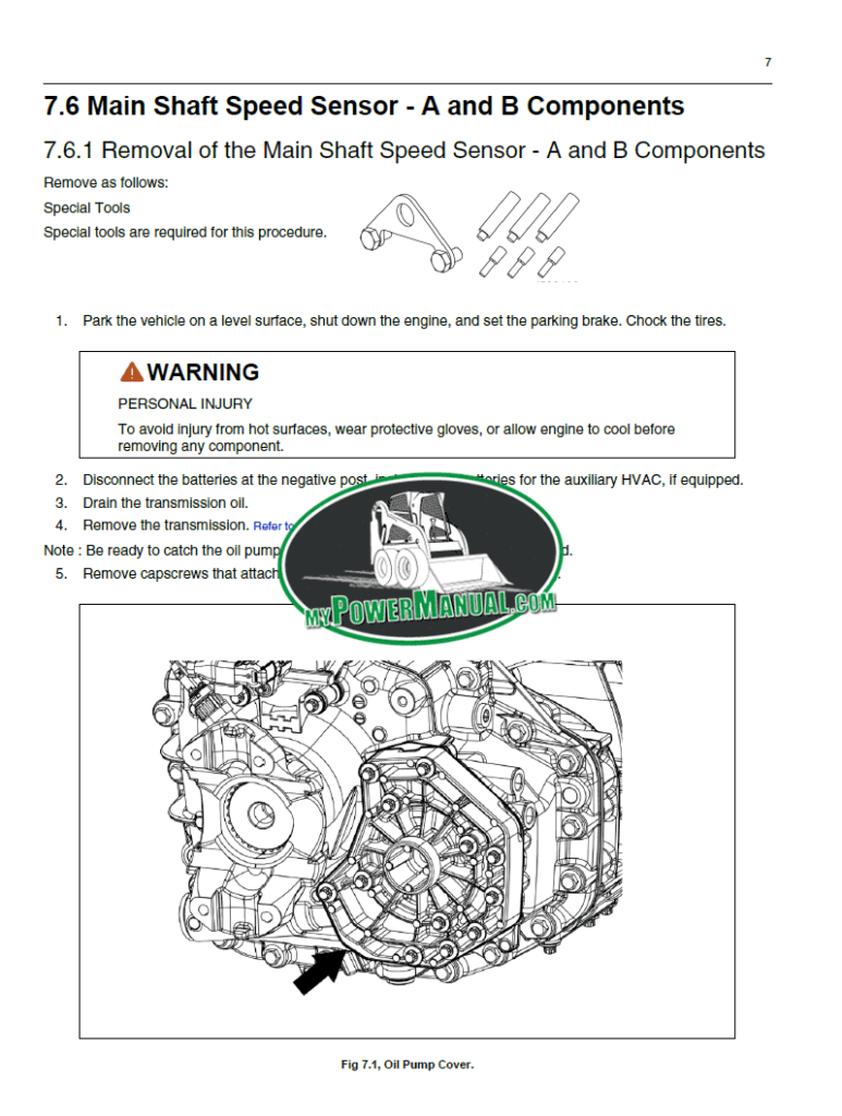 Detroit D12 shop manual pdf sample page