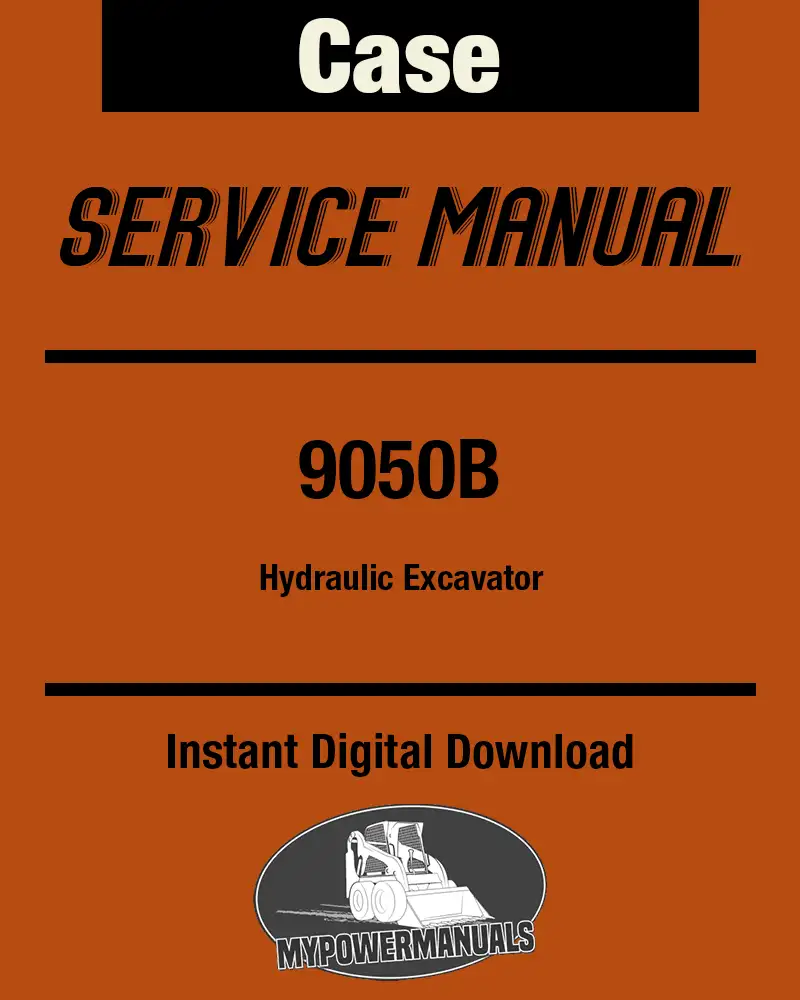 Case 9050B excavator service repair manual MPMS
