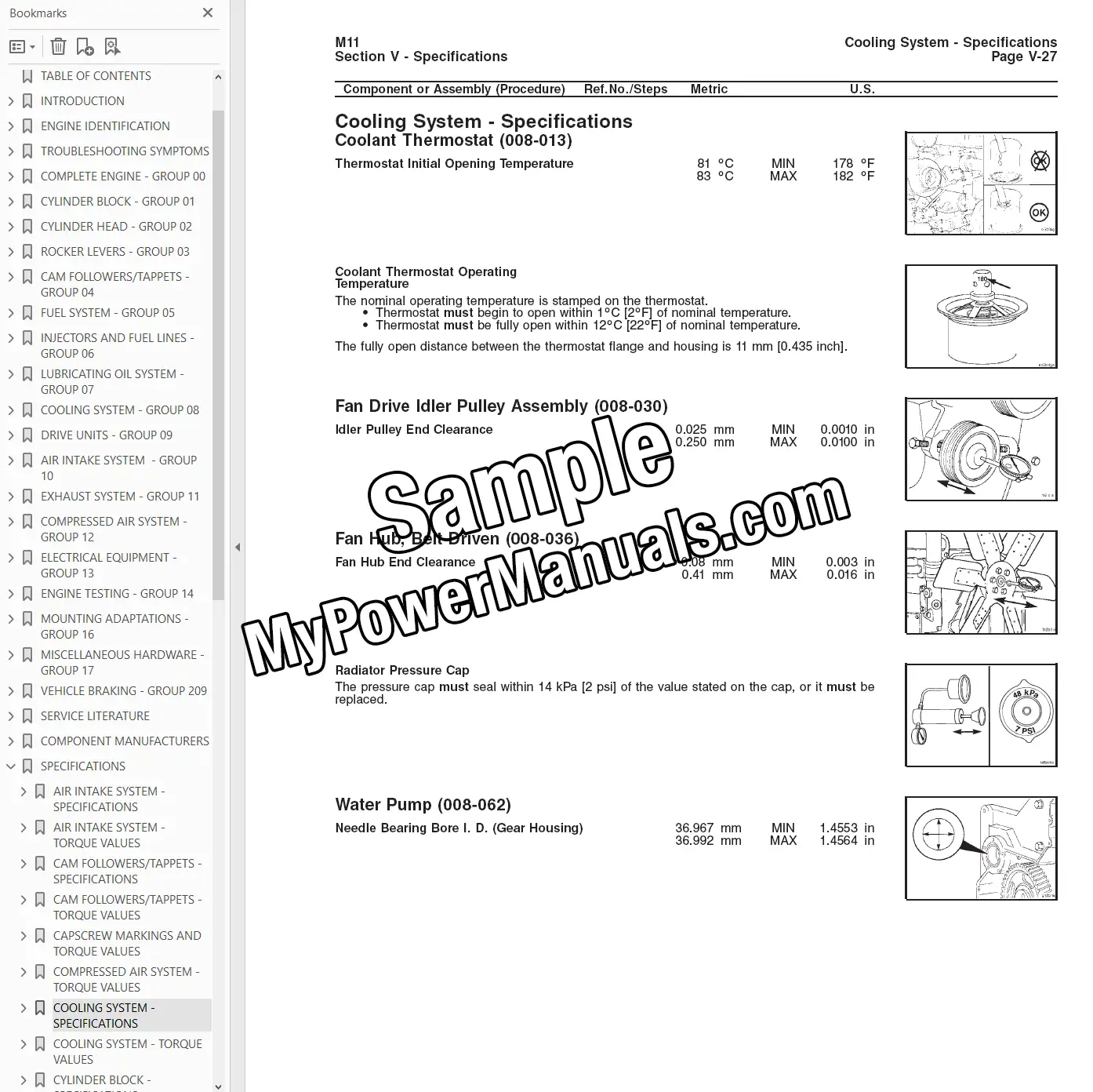 Cummins M11 STC, CELECT Engine Troubleshooting & Repair Manual - Image 6