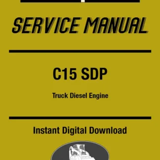 Cat C15 SDP diesel engine service repair manual