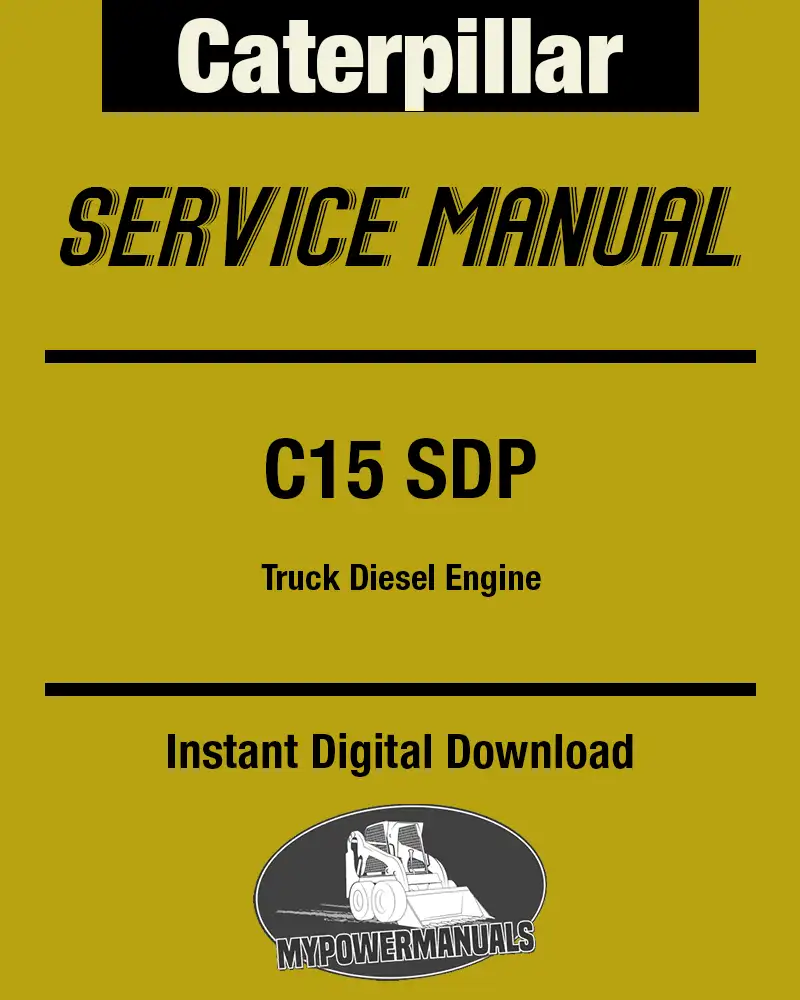 Cat C15 SDP diesel engine service repair manual