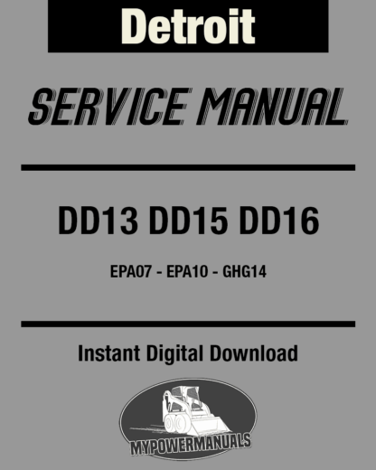 Detriot Service Routine Detroit DD13, DD15, DD16 EPA07/10/GHG14 Complete Service Manual ...