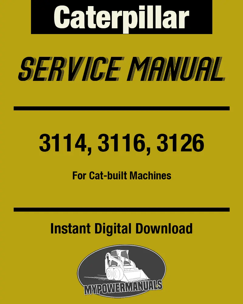 Cat 3114 3116 3126 industrial engine service repair manual PDF